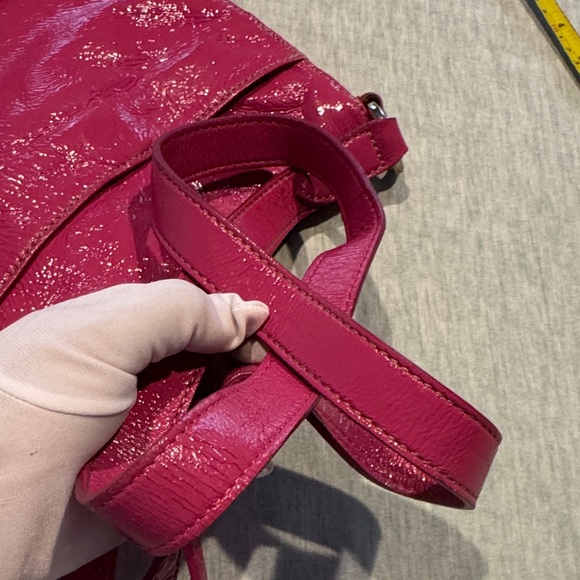 Cole Haan Leather Fuchsia Crossbody Bag - Picture 14 of 16